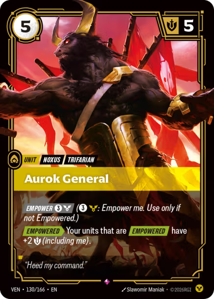 Aurok General - 130/166 - R Order