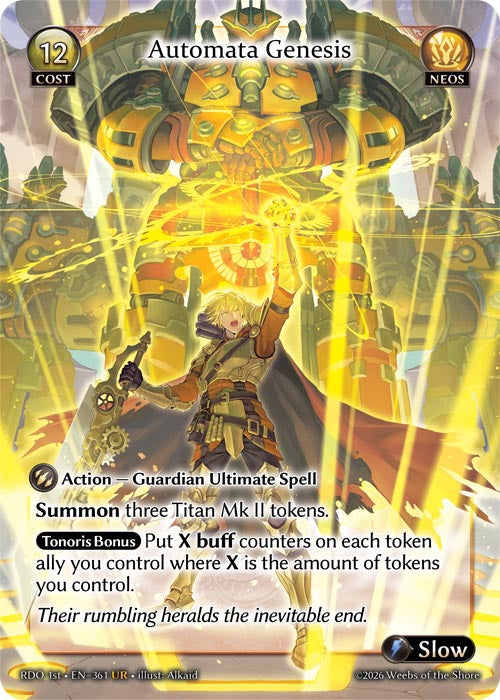 Automata Genesis - Radiant Origins - UR Neos