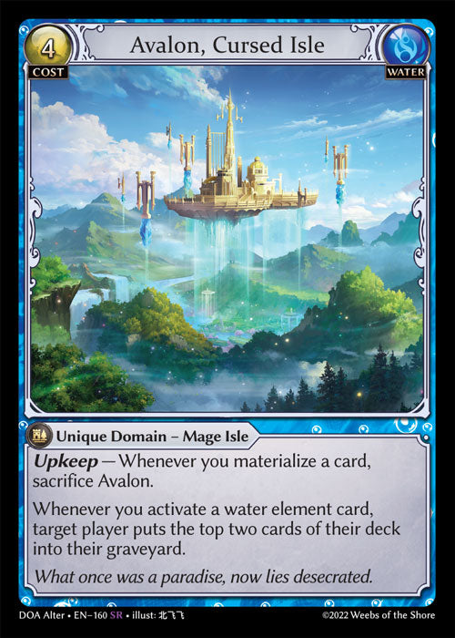 Avalon, Cursed Isle - Dawn of Ashes