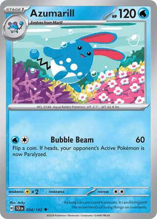 Azumarill - 034/142 - Stellar Crown