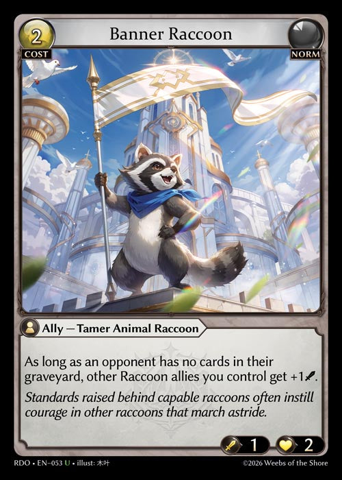 Banner Raccoon - Radiant Origins - U Norm