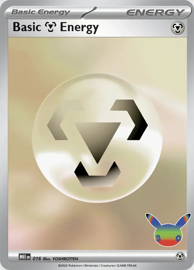Basic Metal Energy 016 - Pokémon 30th foil 