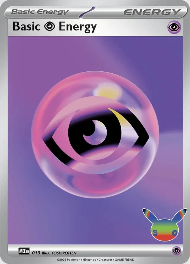 Basic Psychic Energy 013 - Pokémon 30th foil