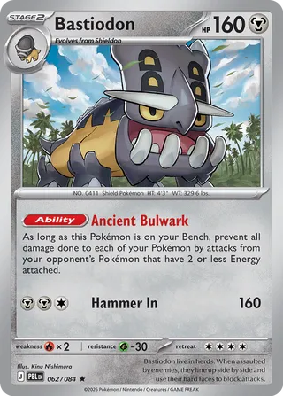Bastiodon - 062/084 - Pitch Black