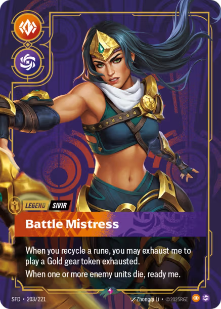 Battle Mistress - 203/221 - R Body/Chaos