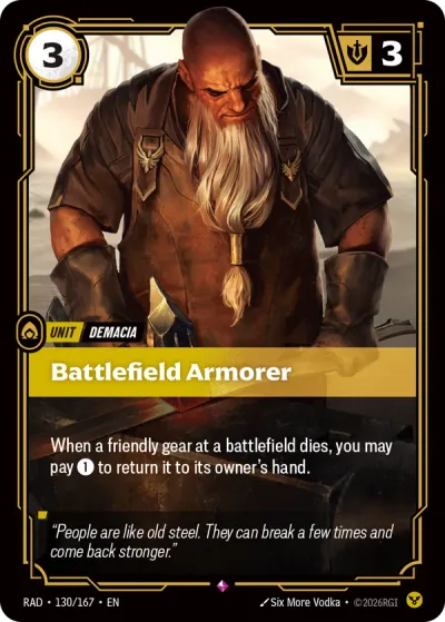 Battlefield Armorer - 130/167 - R Order