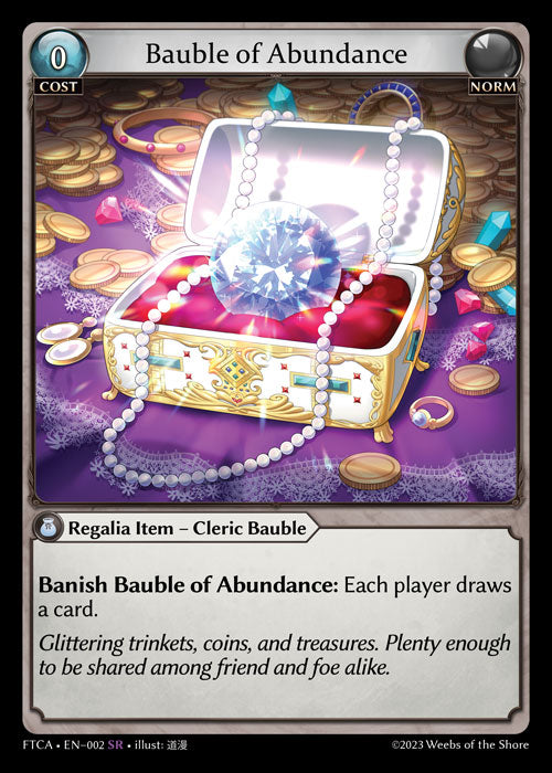 Bauble of Abundance - Fractured Crown - SR Norm