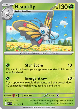 Beautifly - 013/217 - Ascended Heroes