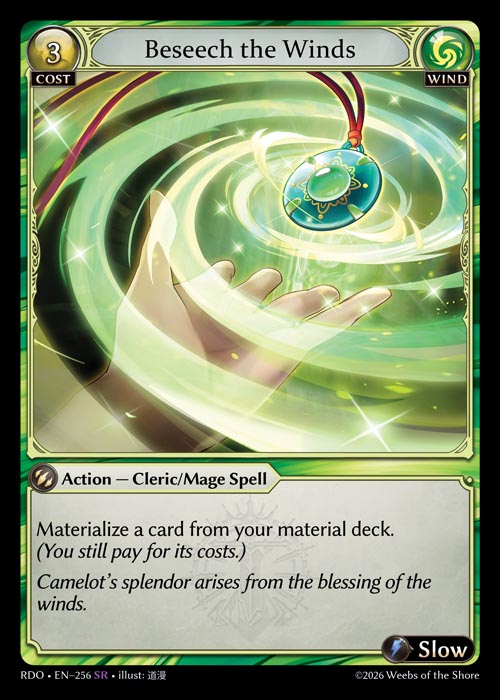Beseech the Winds - Radiant Origins - SR Wind