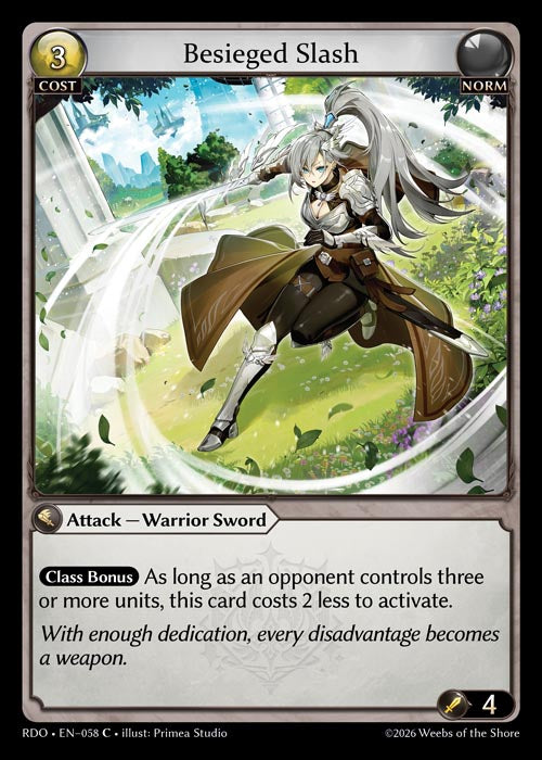 Besieged Slash - Radiant Origins - C Norm