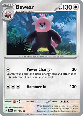 Bewear - 053/064 - Shrouded Fable 