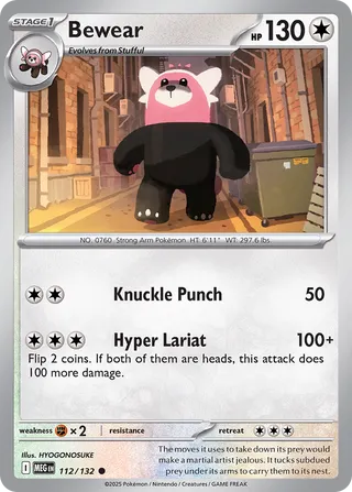 Bewear - 112/132 - Mega Evolution