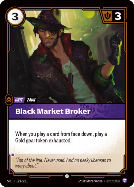 Black Market Broker - 121/221 - C Chaos