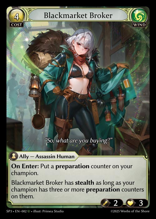 Blackmarket Broker - Supporter Pack 3