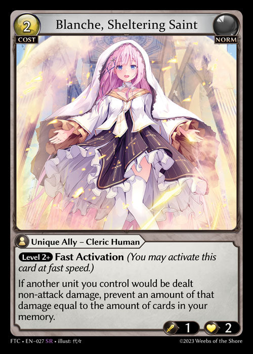 Blanche, Sheltering Saint - Fractured Crown - SR Norm