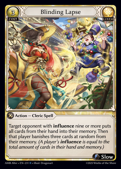 Blinding Lapse - Mortal Ambition R Luxem