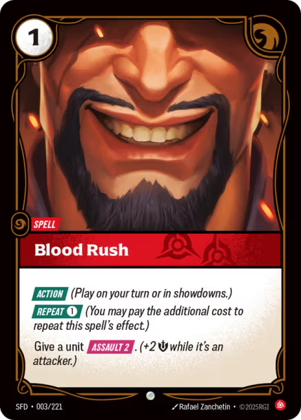 Blood Rush - 003/221- C Fury