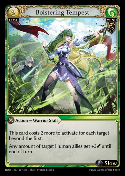 Bolstering Tempest - Radiant Origins - SR Wind
