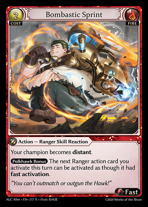 Bombastic Sprint  - Alchemical Revolution -  R Fire