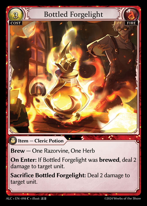 Bottled Forgelight - Alchemical Revolution -  C Fire