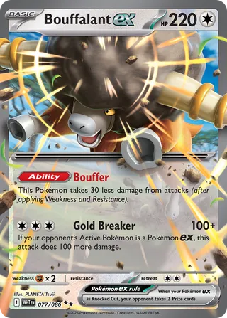 Bouffalant ex - 077/086 - White Flare
