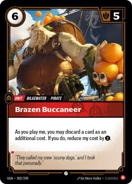 Brazen Buccaneer - 002/298 - C Fury