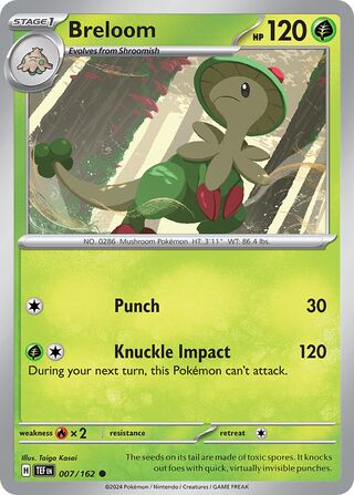 Breloom - 007/162 - Temporal Forces 
