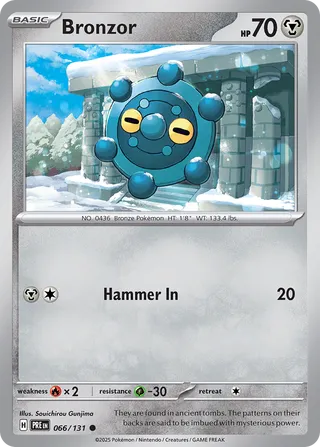 Bronzor - 066/131 - Prismatic Evolutions