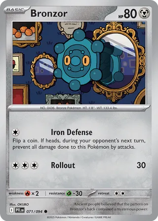 Bronzor - 071/094 - Phantasmal Flames