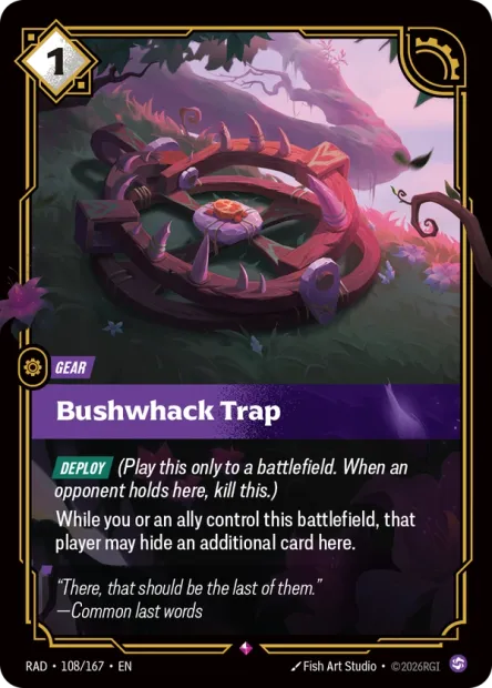 Bushwhack Trap - 108/167 - R Chaos