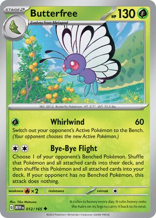 Butterfree - 012/165 - 151 