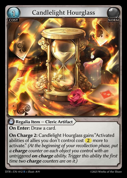 Candlelight Hourglass - Distorted Reflections