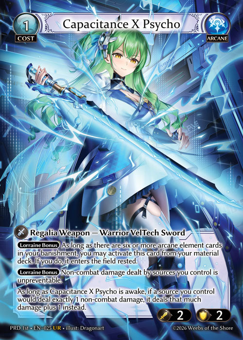  Capacitance X Psycho - .asphodel/paradise - UR Arcane