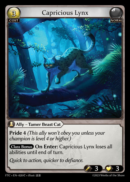 Capricious Lynx - Fractured Crown - C Norm