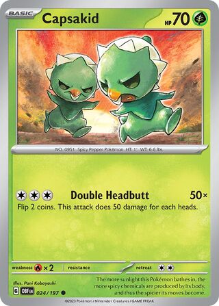 Capsakid - 024/197 - Obsidian Flames 