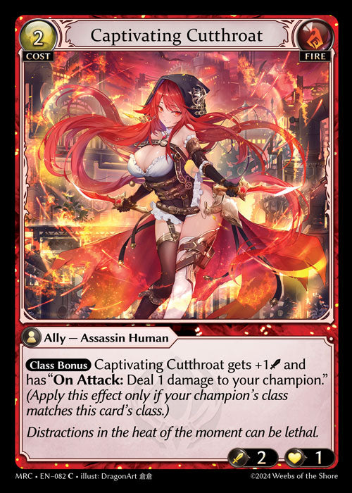 Captivating Cutthroat - Mercurial Heart -  C Fire