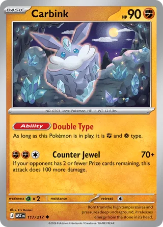 Carbink - 117/217 - Ascended Heroes