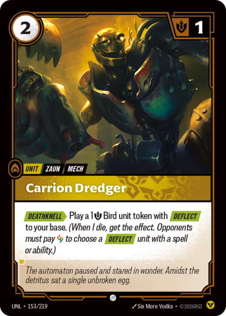 Carrion Dredger - 153/219 - C Order