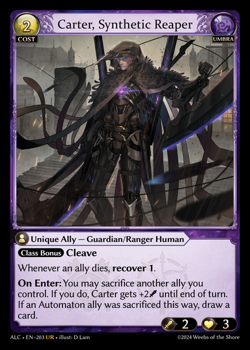 Carter, Synthetic Reaper - Alchemical Revolution - UR Umbra