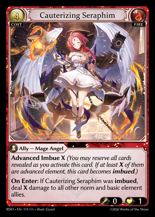 Cauterizing Seraphim - Radiant Origins - SR Fire