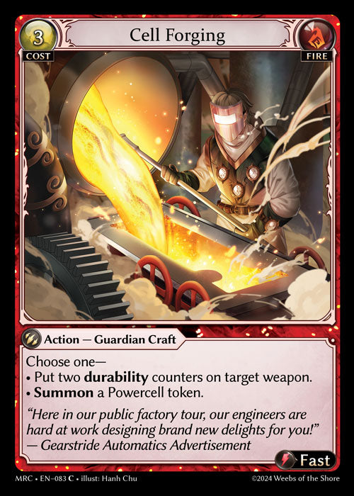 Cell Forging - Mercurial Heart -  C Fire