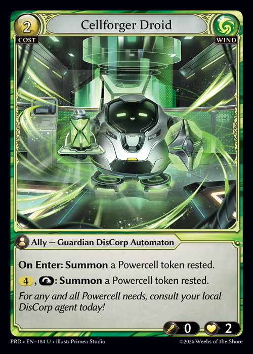  Cellforger Droid - .asphodel/paradise - U Wind