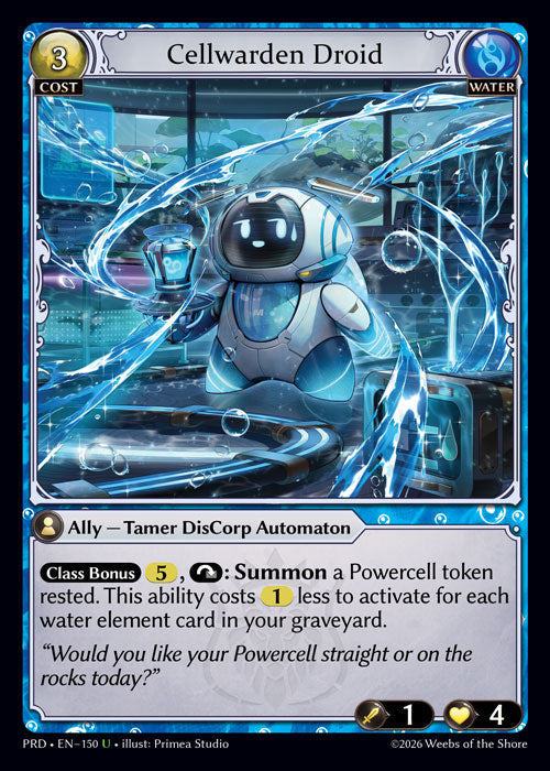 Cellwarden Droid - .asphodel/paradise - U Water