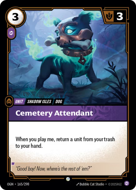 Cemetery Attendant - 165/298 - C Chaos