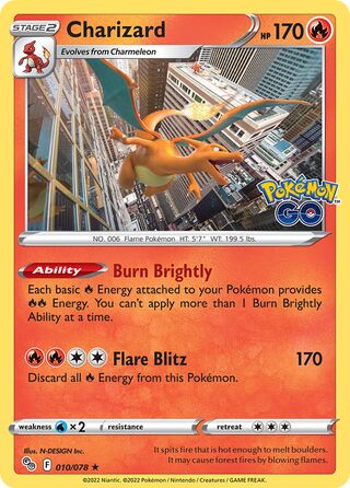 Charizard - 010/078 - Pokémon GO