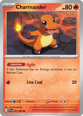 Charmander - 011/094 - Phantasmal Flames
