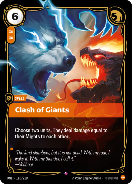 Clash of Giants - 110/219 - R Body