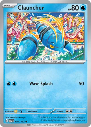Clauncher - 037/132 - Mega Evolution