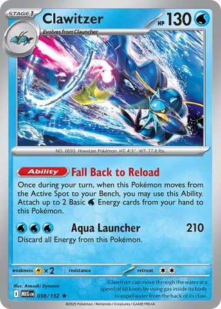 Clawitzer - 038/132 - Mega Evolution