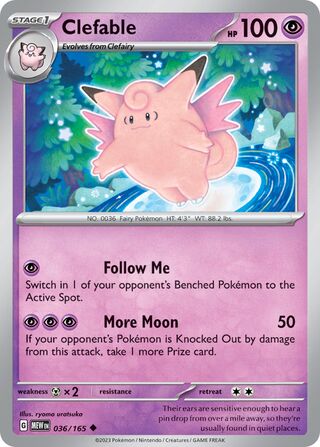 Clefable - 036/165 - 151 